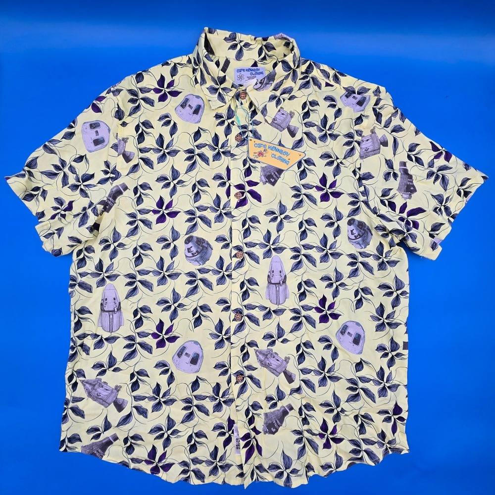 NWT Cape Kennedy Clothing Space Capsules Shirt XL NASA Apollo Gemini Mercury MCM